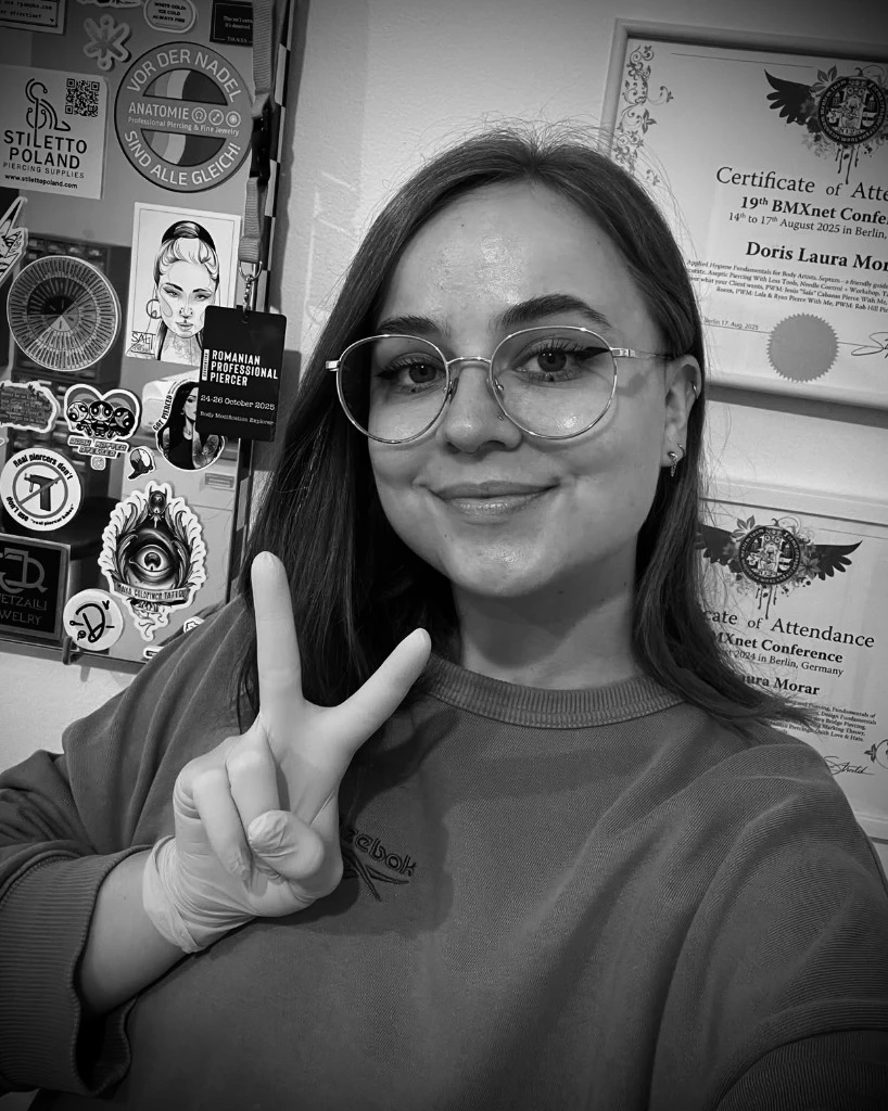 Doris - Body Piercer rezident la Muntele Tattoo Cluj-Napoca